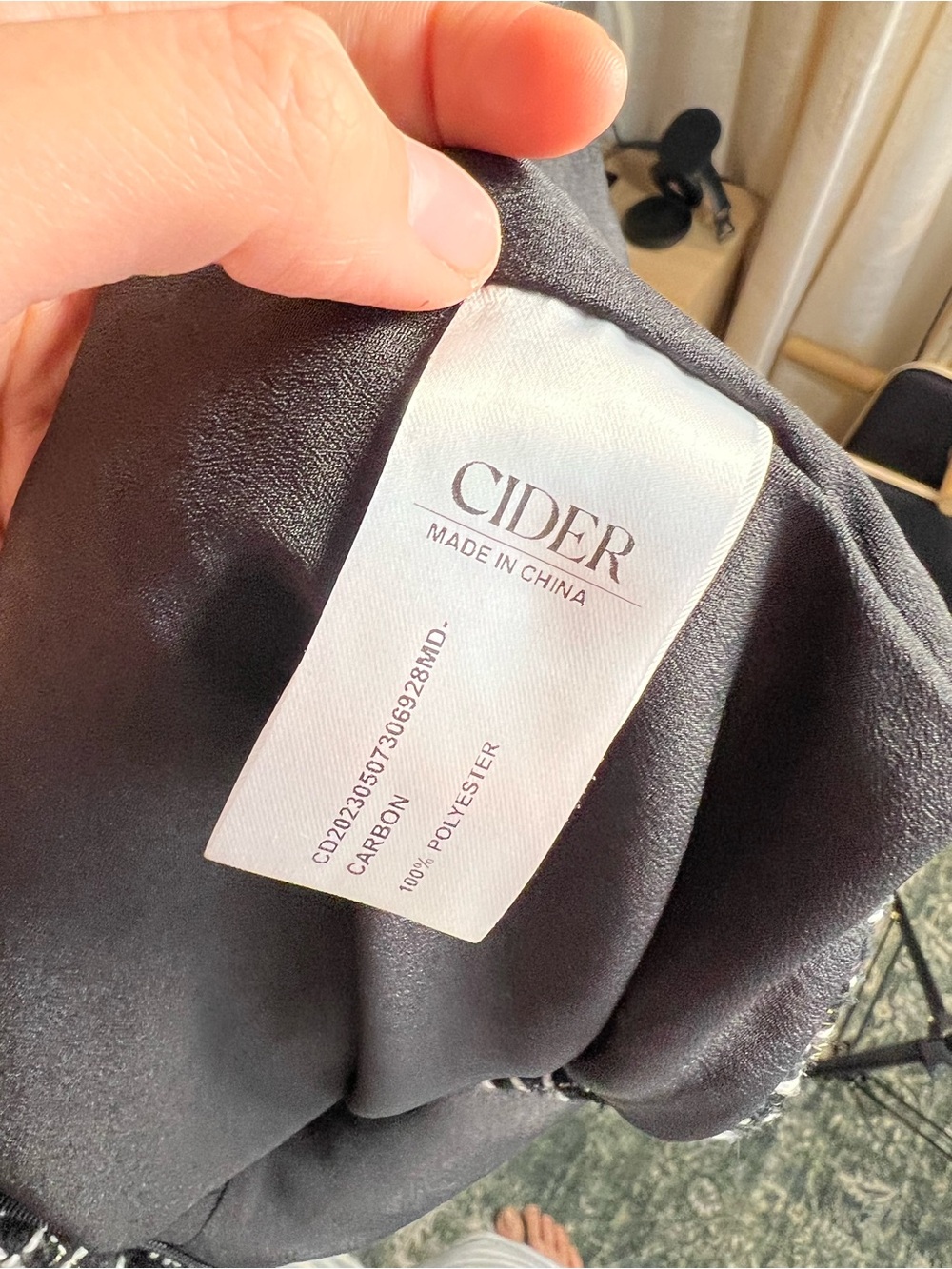 ✨ CIDER Tweed U-Neckline Solid Mini Dress ✨ - Picture 11 of 13